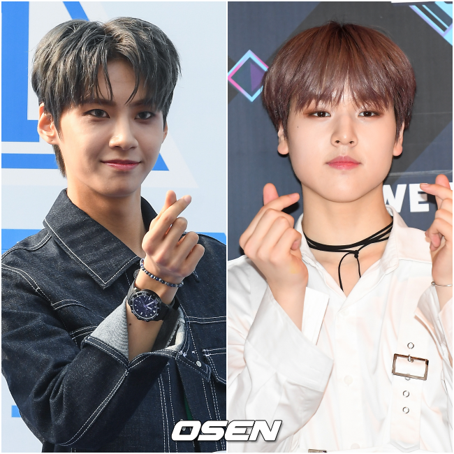 '프로듀스 X 101'에 출연했던 업텐션 이진혁(왼쪽)과 엑스원 남도현(오른쪽), OSEN DB.