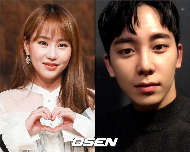 지인 모임에서의 게임 영상으로 열애설에 휩싸였던 어반자카파 조현아(왼쪽)와 채진(오른쪽), OSEN DB.