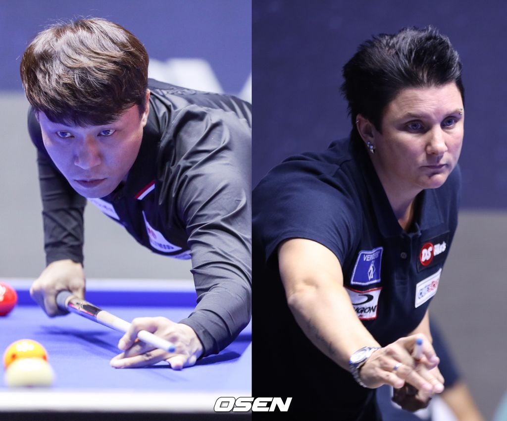 [사진]최성원(왼쪽)과 테레사 클롬펜하우어 /코줌 제공