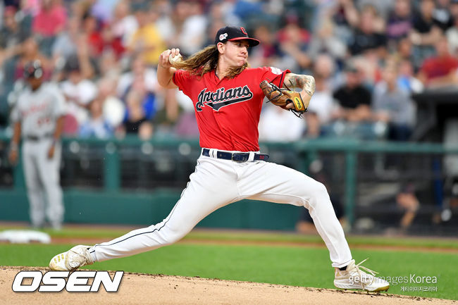 [사진] 클리블랜드 인디언스 마이크 클레빈저. ⓒGettyimages(무단전재 및 재배포 금지)