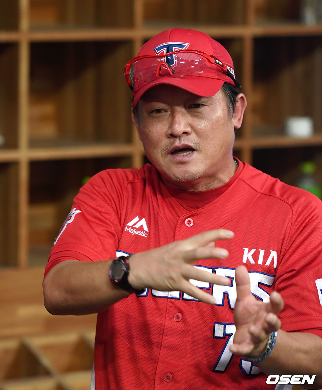 KIA 타이거즈 박흥식 감독대행. /sunday@osen.co.kr