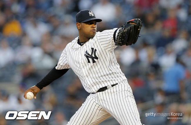 [사진] 뉴욕 양키스 루이스 세베리노. ⓒGettyimages(무단전재 및 재배포 금지)