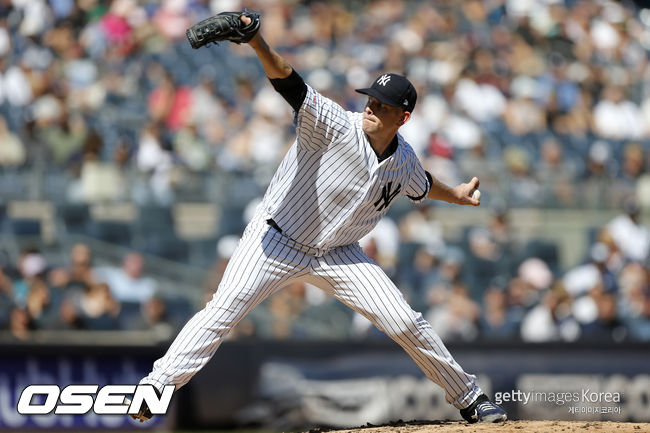 [사진] 뉴욕 양키스 제임스 팩스턴. ⓒGettyimages(무단전재 및 재배포 금지)