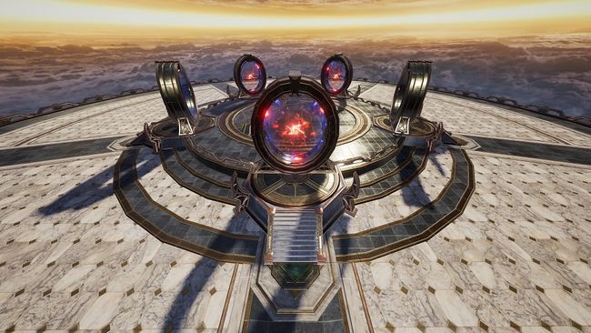 [그림3] 인터 서버로 진입하는 차원의 경계