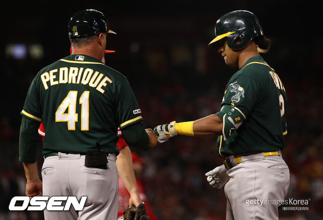 [사진] 오클랜드 애슬레틱스 크리스 데이비스. ⓒGettyimages(무단전재 및 재배포 금지)