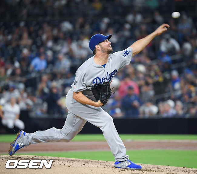 1회말 다저스 선발투수 힐이 역투하고 있다. / soul1014@osen.co.kr