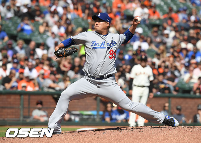 1회말 류현진이 역투하고 있다. / soul1014@osen.co.kr