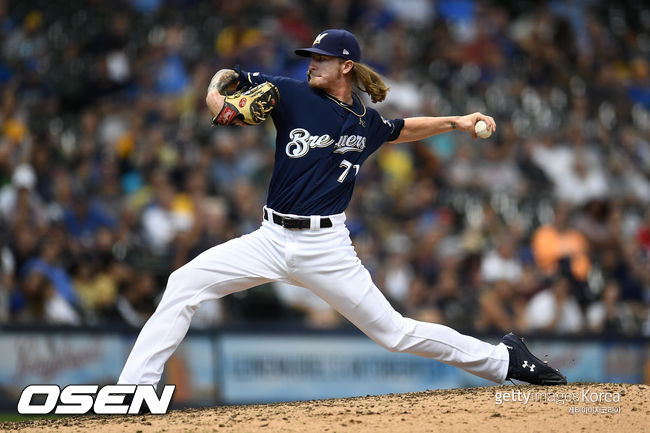 [사진] 밀워키 브루어스 조쉬 헤이더. ⓒGettyimages(무단전재 및 재배포 금지)