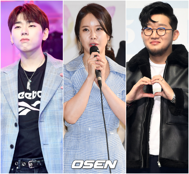 가수 지코, 백지영, 어반자카파 박용인(왼쪽부터, OSEN DB).