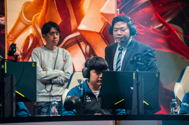 김정수 담원 코치. /라이엇게임즈 플리커 제공.