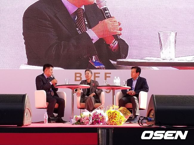 4일 오후 부산 남포동 비프광장 야외무대에서는 제24회 부산국제영화제(BIFF) 특별프로그램 '김지미를 아시나요'가 진행됐다.