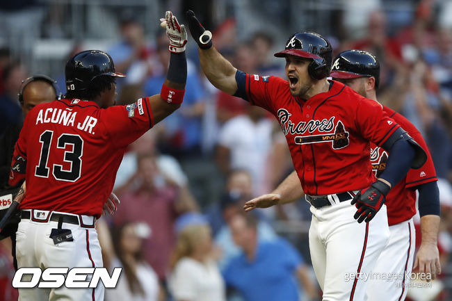 [사진] 애틀랜타 브레이브스 아담 듀발. ⓒGettyimages(무단전재 및 재배포 금지)