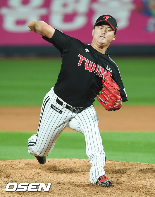 LG 트윈스 우완 투수 고우석./OSEN DB