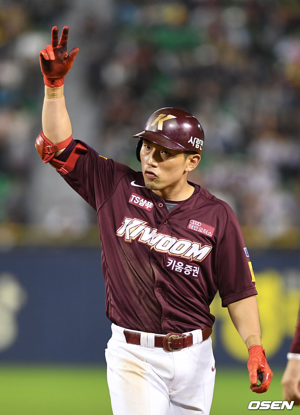 7회초 무사 서건창이 안타로 진루하고 있다.  /spjj@osen.co.kr