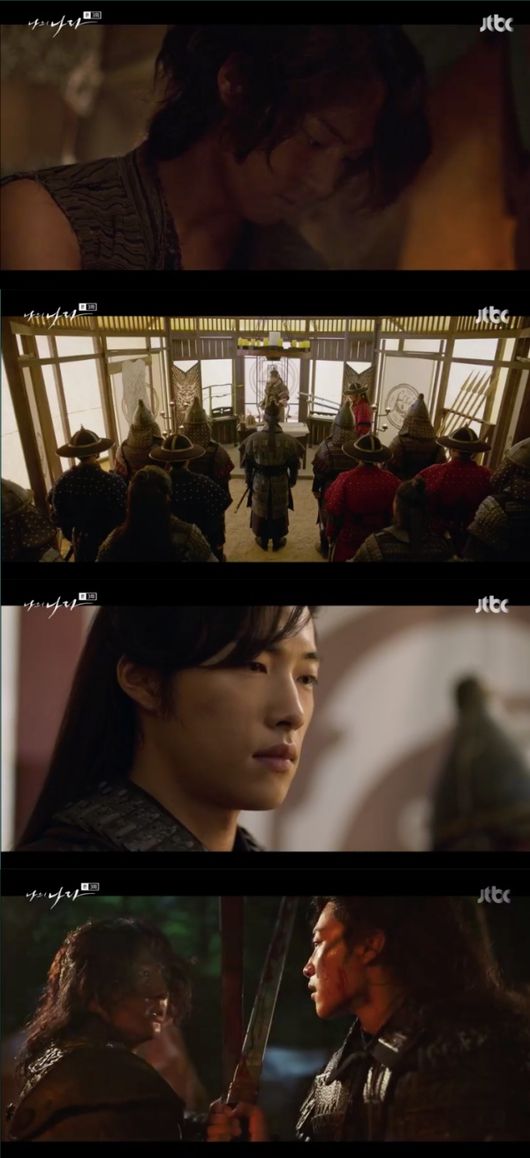 [사진=JTBC 방송화면] '나의 나라' 3회에서 열연한 양세종, 우도환 등.