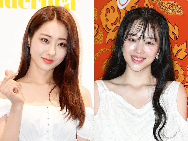 경리(왼쪽)와 설리. OSEN DB