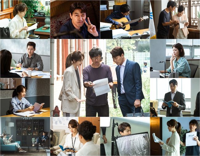 [사진=OCN 제공] '달리는 조사관'에 출연 중인 이요원, 최귀화, 장현성, 오미희, 김주영, 이주우 등 현장 스틸 컷.