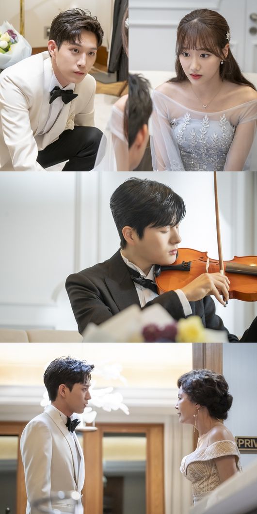 [사진=MBC 제공] '어쩌다 발견한 하루'에서 이나은에게 고백하려는 김영대와 지켜보는 정건주 스틸 컷.