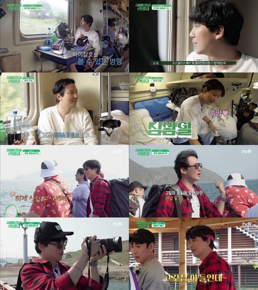 [사진=tvN 방송화면] '시베리아 선발대'에서 여행메이트로 매력을 뽐내고 있는 김남길.