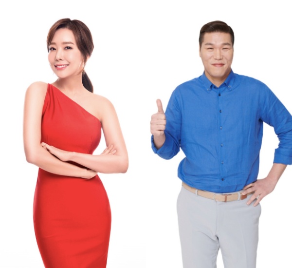 [사진=SBS플러스 제공] '똥강아지들'에 출연하는 배우 소유진(왼쪽)과 서장훈(오른쪽) MC 프로필 컷.