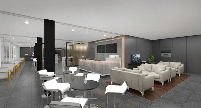 BMW 럭셔리 클래스 라운지.