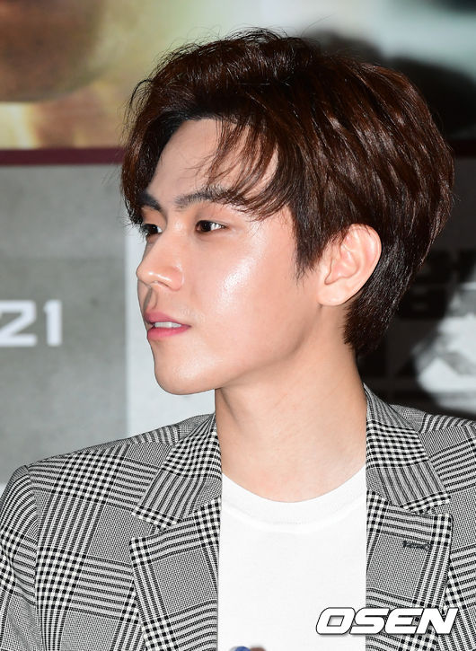 배우 김도훈이 간담회를 하고 있다. /jpnews@osen.co.kr