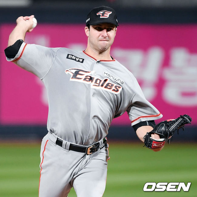 지난해 한화 시절 데이비드 헤일 /OSEN DB