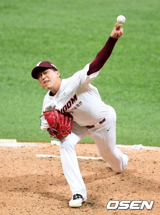 3회초 키움 이승호가 역투하고 있다. /jpnews@osen.co.kr