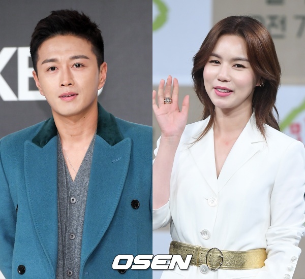 [사진=OSEN 곽영래, 박준형 기자] 배우 진태현(왼쪽)과 박시은(오른쪽) 부부가 입양을 결정했다.