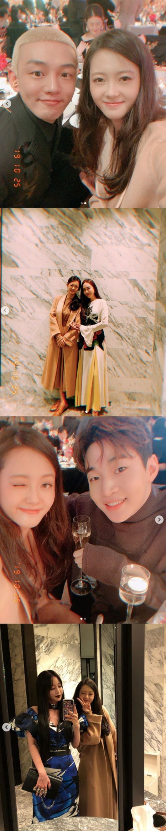 [사진=고아라 SNS] 배우 고아라가 공개한 잡지사 행사 현장 사진들.