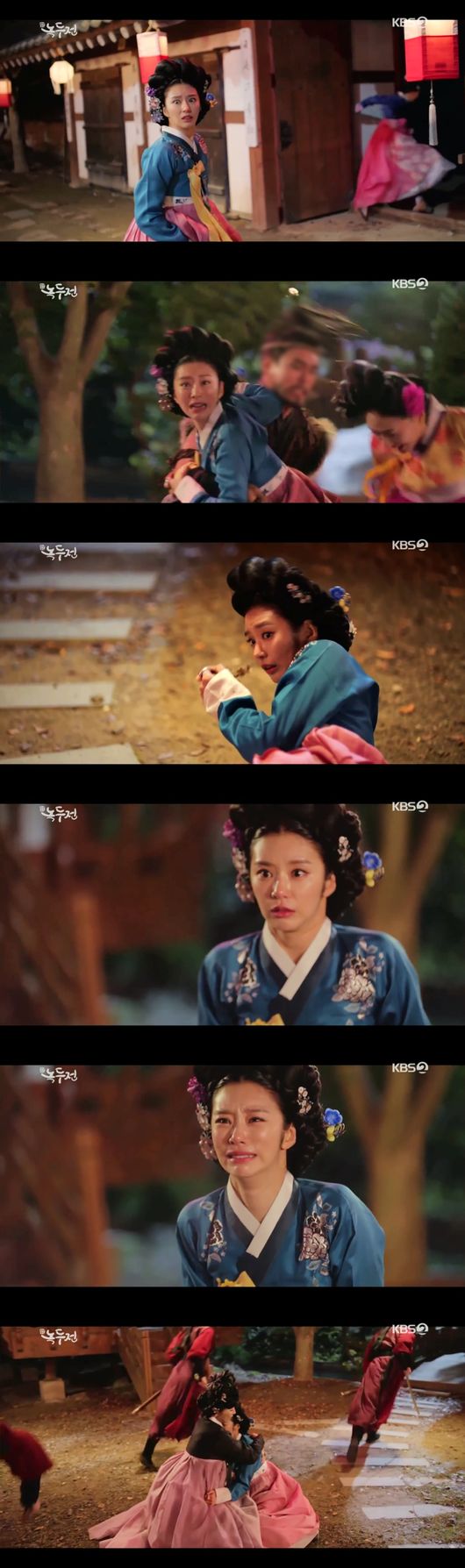 [사진=KBS 방송화면] '조선로코-녹두전' 15, 16회에서 퇴장한 매화수 역의 이주빈.