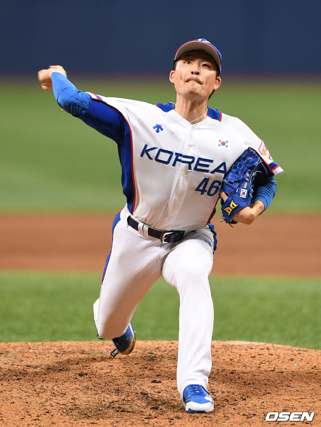 6회말 대표팀 원종현이 역투하고 있다. /sunday@osen.co.kr