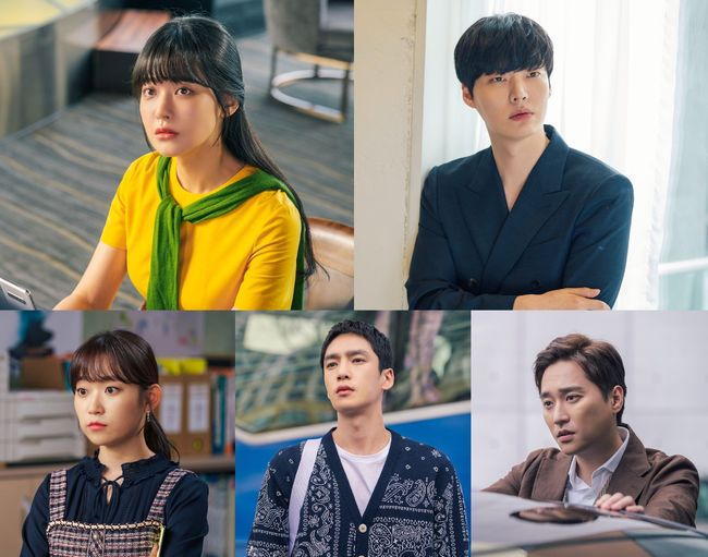 [사진=MBC 제공] '하자있는 인간들'에 출연하는 오연서, 안재현, 김슬기, 구원, 허정민의 캐릭터 스틸 컷이 공개됐다.