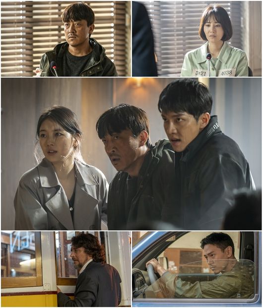 [사진=셀트리온엔터테인먼트] '배가본드'에 출연한 이승기, 배수지, 장혁진, 강경헌 등 스틸 컷.