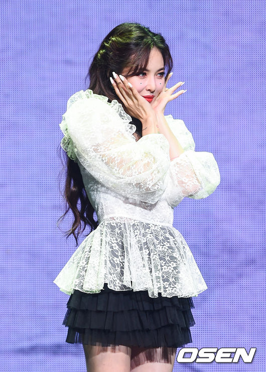 현아가 포즈를 취하고 있다. / soul1014@osen.co.kr