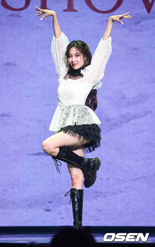 현아가 포즈를 취하고 있다. / soul1014@osen.co.kr