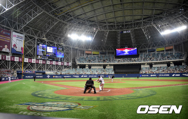 6일 오후 서울 고척스카이돔에서 '2019 세계야구소프트볼연맹(WBSC) 프리미어12' 예선 C조 대한민국과 호주의 경기가 열렸다. /jpnews@osen.co.kr
