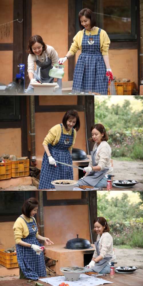 [사진=MBN 제공] '자연스럽게'에 출연하는 전인화와 소유진 스틸 컷.