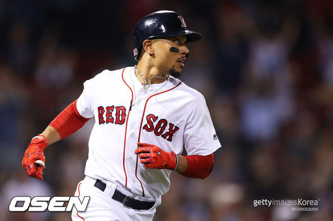 [사진] 보스턴 레드삭스 무키 베츠. ⓒGettyimages(무단전재 및 재배포 금지)