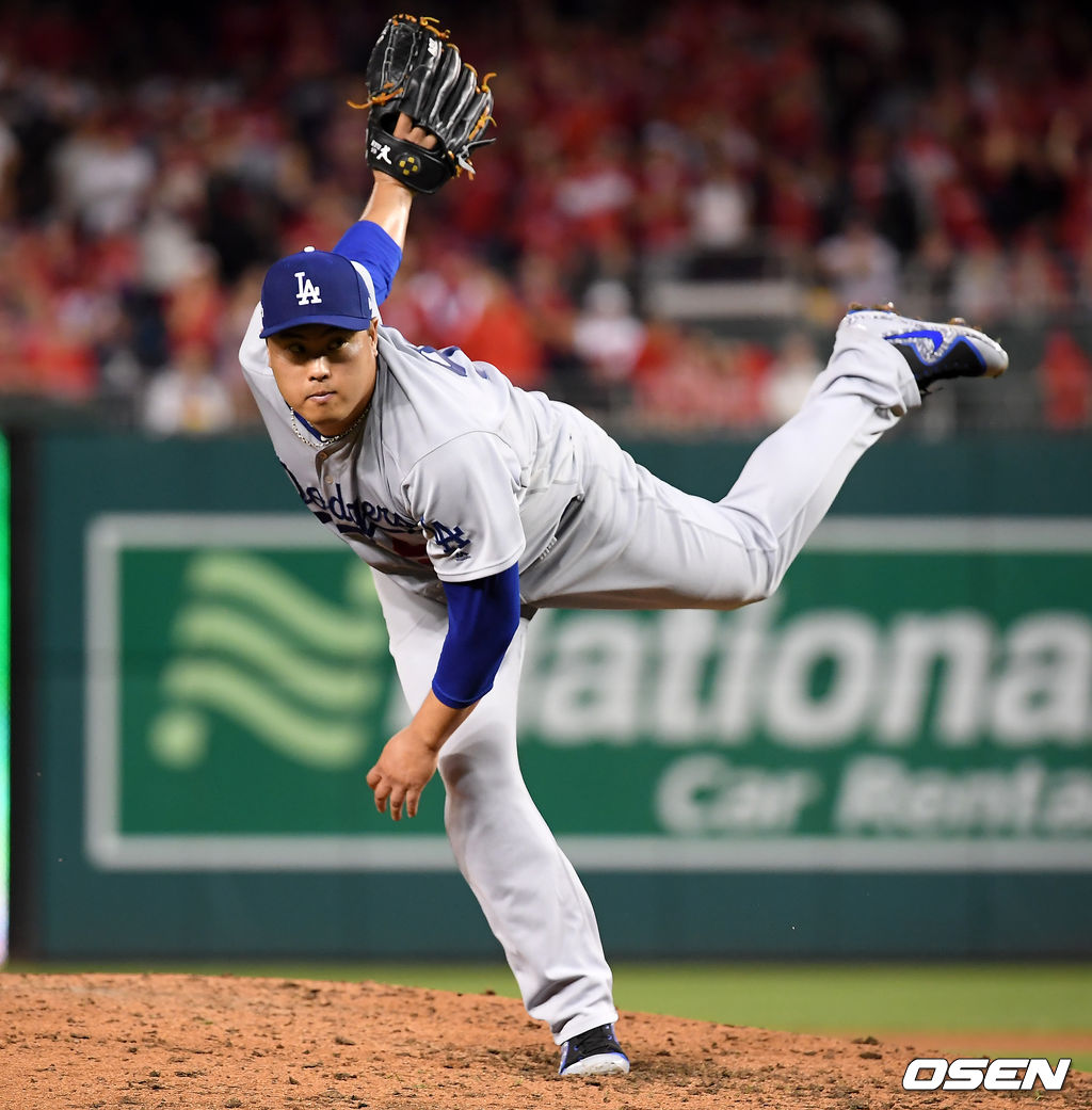 류현진이 역투하고 있다. /soul1014@osen.co.kr