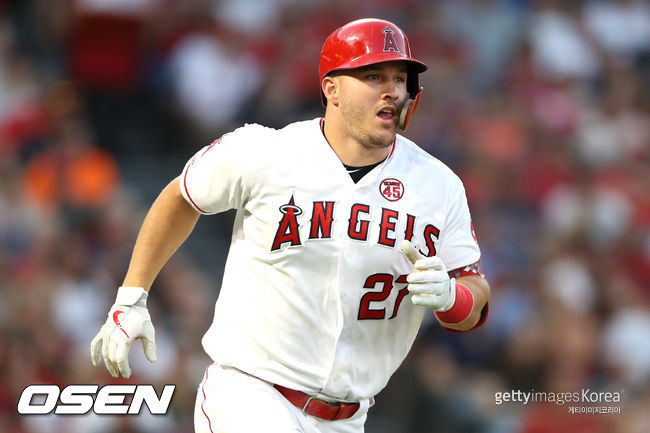 [사진] LA 에인절스 마이크 트라웃. ⓒGettyimages(무단전재 및 재배포 금지)