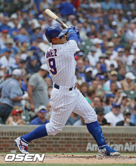 [사진] 시카고 컵스 하비에르 바에즈. ⓒGettyimages(무단전재 및 재배포 금지)