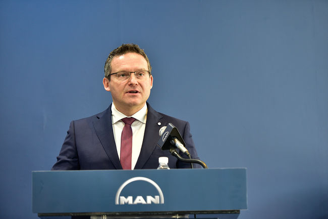 만트럭버스 아태지역 총괄 틸로 할터 사장.