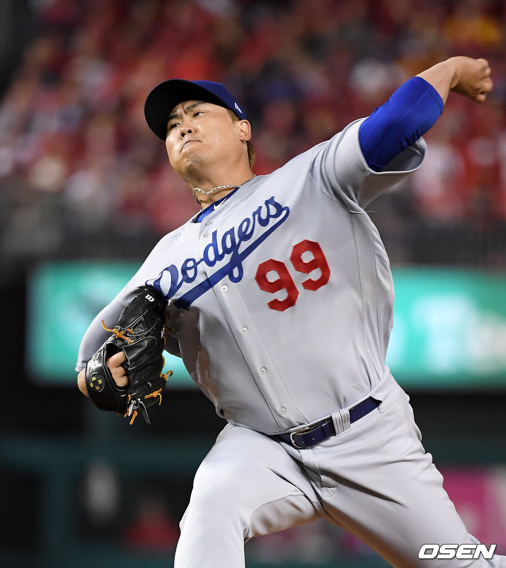 류현진이 역투하고 있다. /soul1014@osen.co.kr