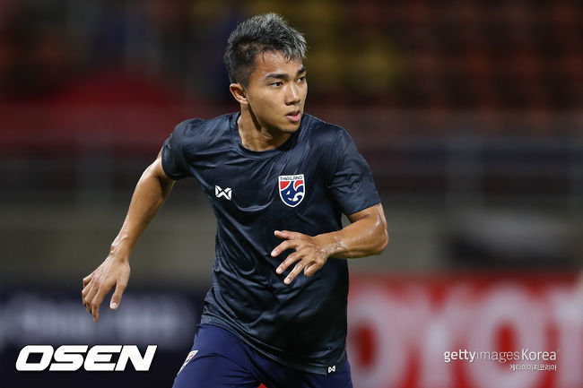 [사진] 태국 공격수 송크라신 / ⓒGettyimages(무단전재 및 재배포 금지)