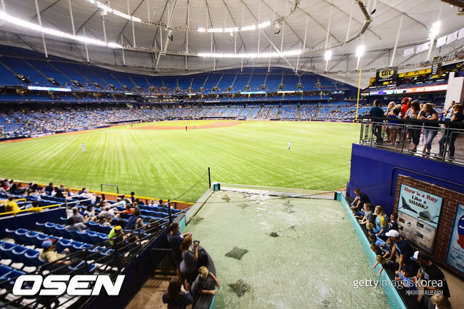 [사진] 탬파베이 레이스 홈구장 트로피카나 필드. ⓒGettyimages(무단전재 및 재배포 금지)
