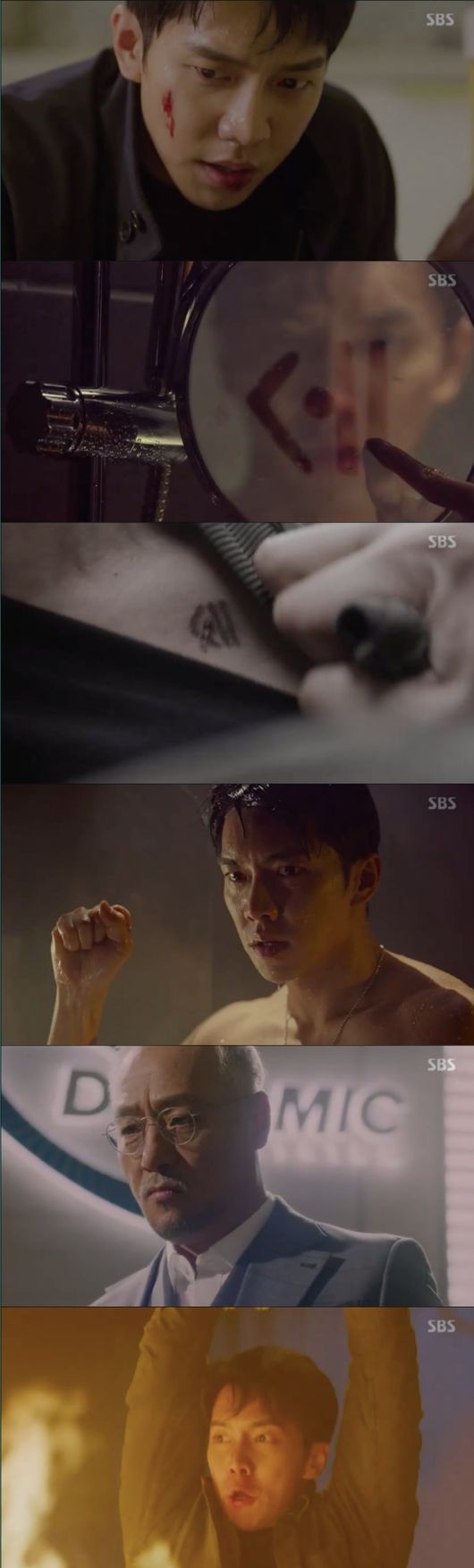 [사진=SBS 방송화면] '배가본드' 15회에서 이승기가 이경영의 정체를 알고 죽음 위기에 내몰렸다.