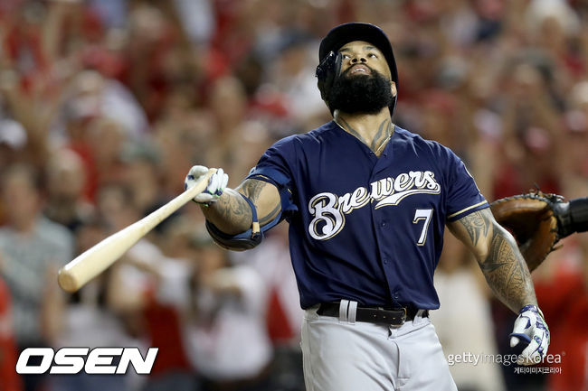 [사진] 에릭 테임즈. ⓒGettyimages(무단전재 및 재배포 금지)