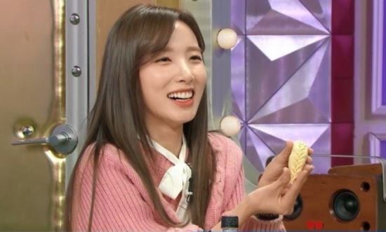 [사진=MBC 제공] '라디오스타'에 출연한 지숙 촬영 현장 스틸 컷.