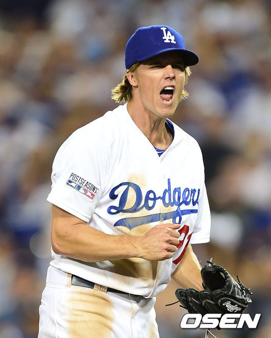 2015년 LA 다저스 시절 잭 그레인키. /jpnews@osen.co.kr